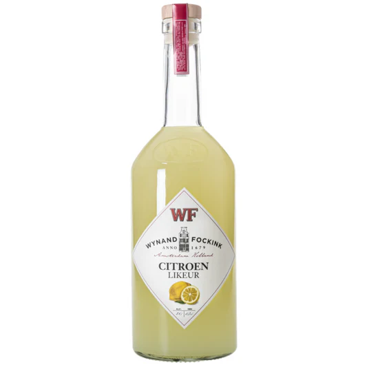 Locally produced Lemon liquor by Wijnand Fokking from Amsterdam